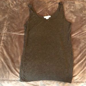 Dark grey tank top